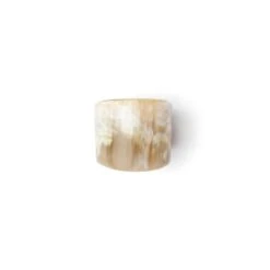 James Napkin Ring In Natural Horn