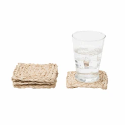 Zoey Bleached Coaster Set