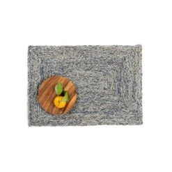 Zoey Slate Blue Placemats -Home Furnishings Shop bluepheasant zoey slateblue rctplacemat2 d0d8376f 4440 47c9 98bc ba1c6e3c04fc