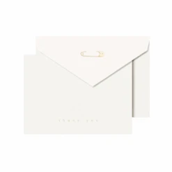 Crane & Co. Diaper Pin Thank You Notes