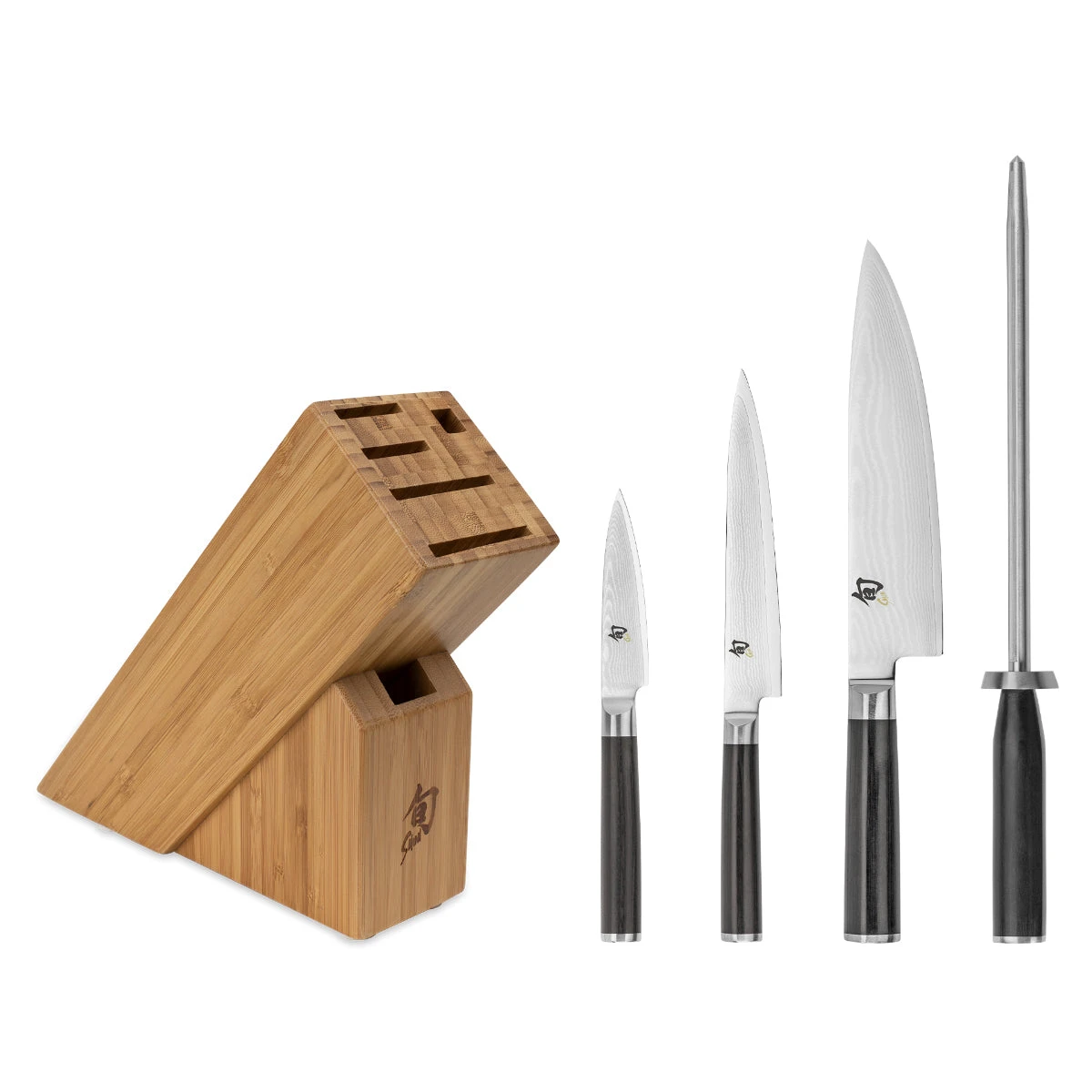 Shun Cutlery Classic 5 Pc Starter Block 3 Shun Cutlery Classic 5 Pc Starter Block