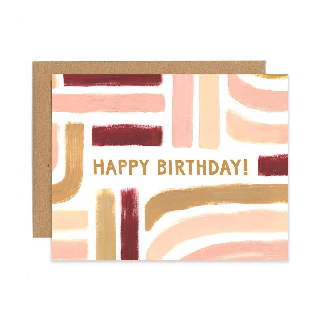 Sunset Stripe Birthday Card 3 Sunset Stripe Birthday Card