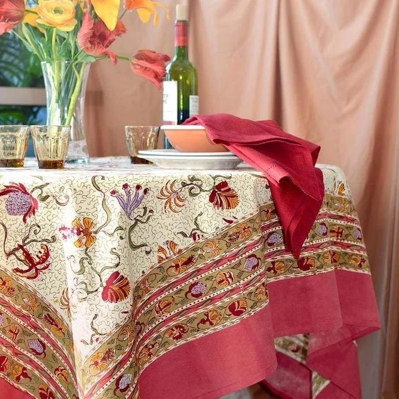 Fleurs Des Indes Tablecloth 4 Fleurs Des Indes Tablecloth - Image 2