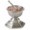 Match Pewter Footed Salt Cellar W/ Spoon -Home Furnishings Shop footed salt cellar with spoon by match pewter 9