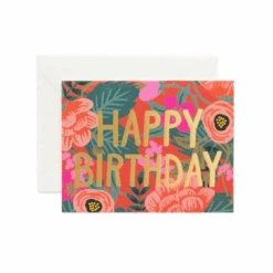 Poppy Birthday Card