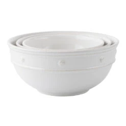Juliska Berry & Thread Whitewash Mixing Bowl Set