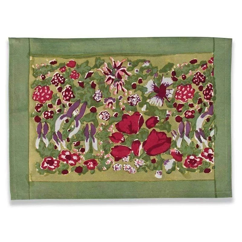 Jardin Red & Green Placemat 3 Jardin Red & Green Placemat
