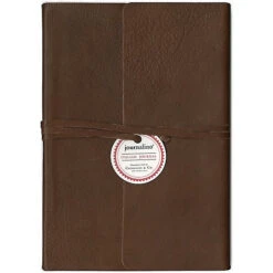 Leather Journalino Brown, Slim