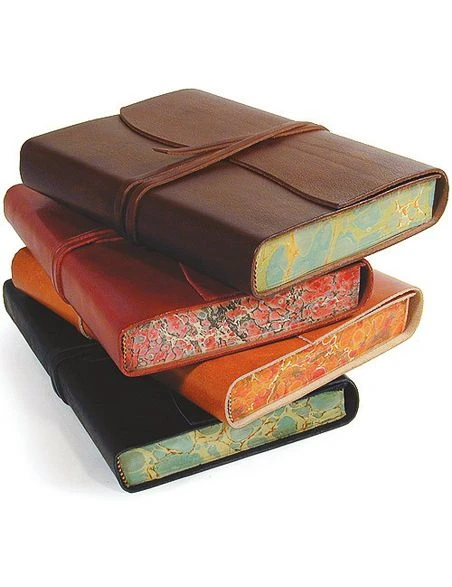 Leather Journalino Brown, Slim 4 Leather Journalino Brown, Slim - Image 2