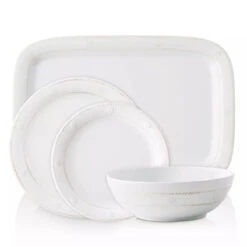 Juliska Berry & Thread Melamine Whitewash 4 Piece Set