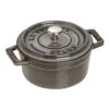 Staub 0.25QT Mini Cocotte In Graphite -Home Furnishings Shop mini graphitegrey 40500 106 0 1