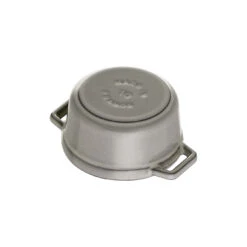 Staub 0.25QT Mini Cocotte In Graphite 8 Staub 0.25QT Mini Cocotte In Graphite -Home Furnishings Shop mini graphitegrey 40500 106 0 3