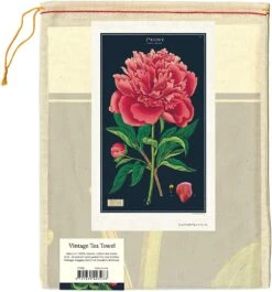 Peony Tea Towel -Home Furnishings Shop new tt peony 3
