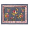 Pansy Red & Grey Placemat -Home Furnishings Shop pansyredgreyplacemats
