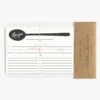 Charcoal Spoon Recipe Cards 2 Charcoal Spoon Recipe Cards -Home Furnishings Shop rcs001 03 1