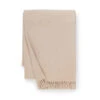 Sferra Celine Throw In Taupe -Home Furnishings Shop sferra celine throw 9701 taupe silo