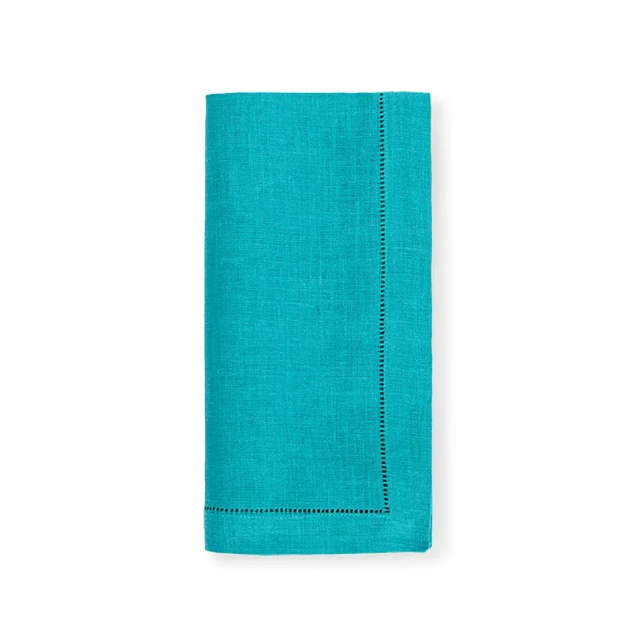 Sferra Festival Teal Dinner Napkin Set/4 3 Sferra Festival Teal Dinner Napkin Set/4