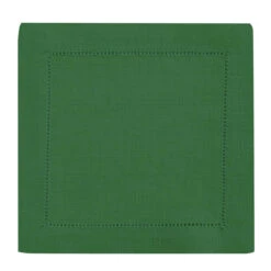 Sferra Festival Emerald Square Cocktail Napkin Set/6