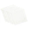 Sferra Festival White Square Cocktail Napkin Set/6 -Home Furnishings Shop square white