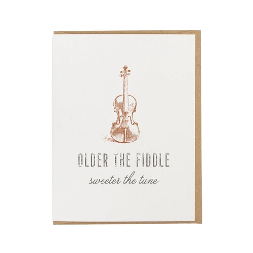 Older The Fiddler Birthday Card 3 Older The Fiddler Birthday Card